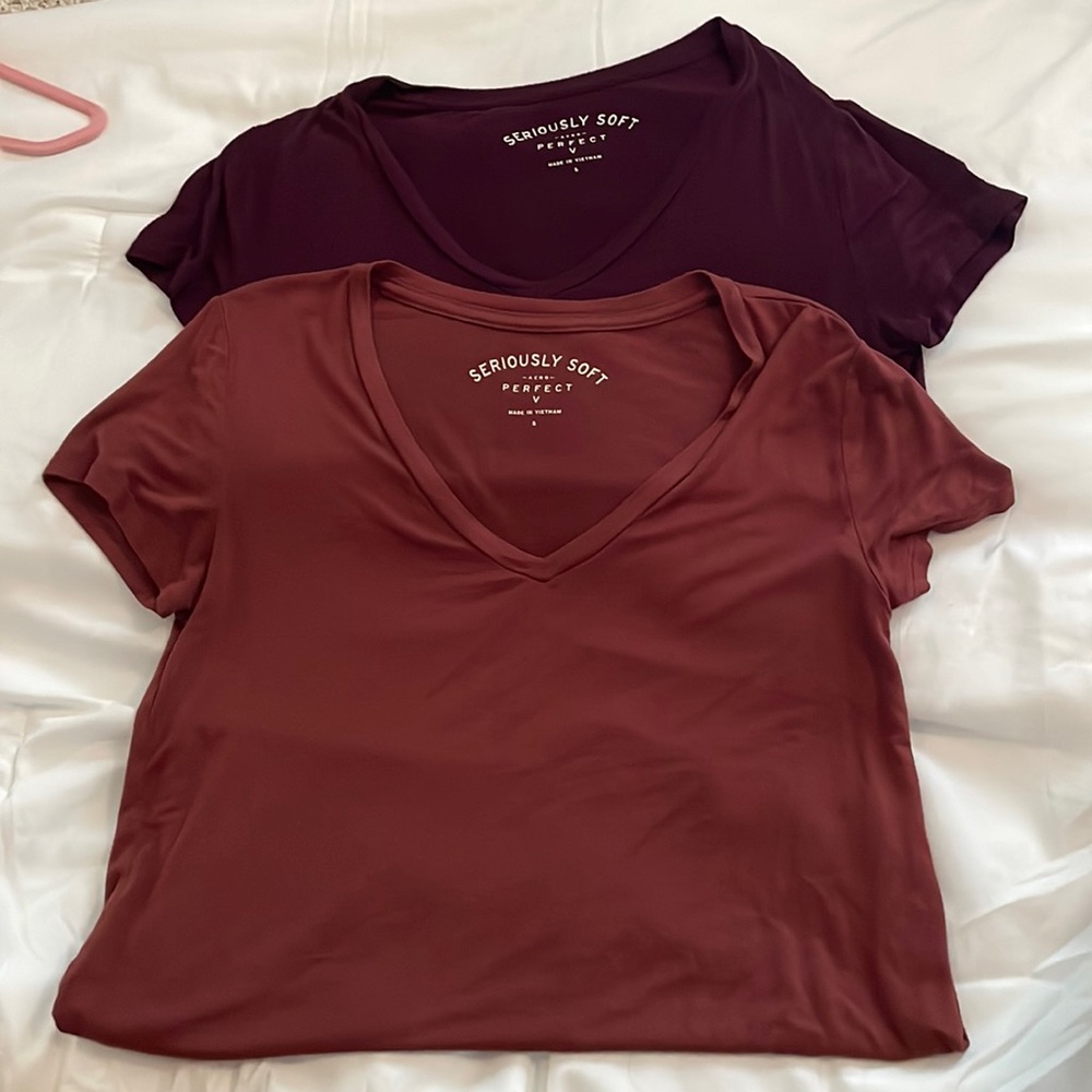 2 Aeropostale seriously soft T’s
